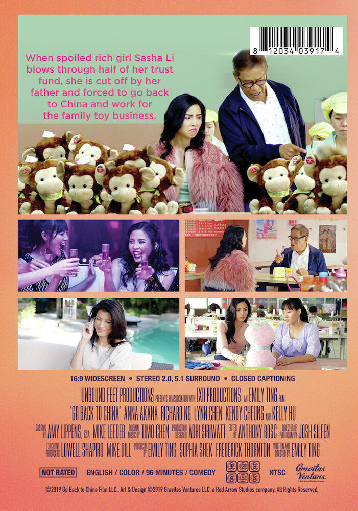 go back to china - Back Panel - DVD