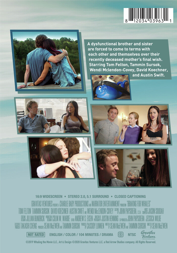 braking for whales - Back Panel - DVD