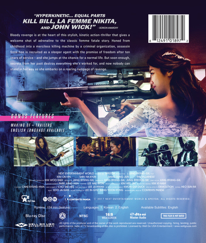 The Villainess [Blu-ray] - Back Panel - 