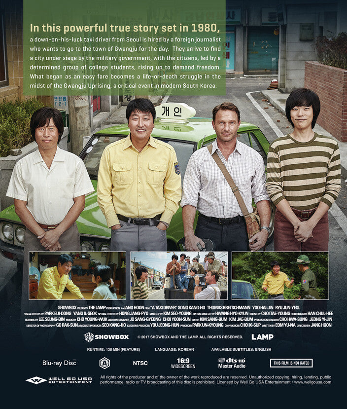 a taxi driver - Back Panel - Blu-ray