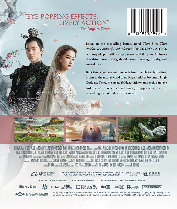 Once Upon A Time [Blu-ray] - Back Panel - 