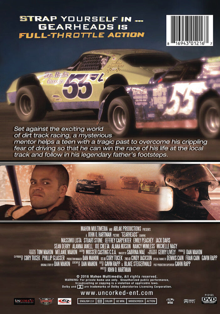 gearheads - Back Panel - DVD