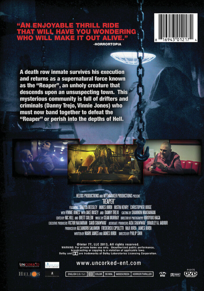 reaper - Back Panel - DVD