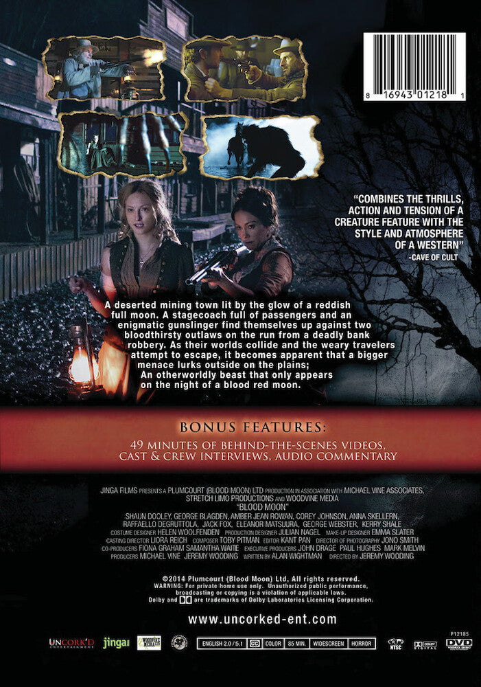 blood moon - Back Panel - DVD
