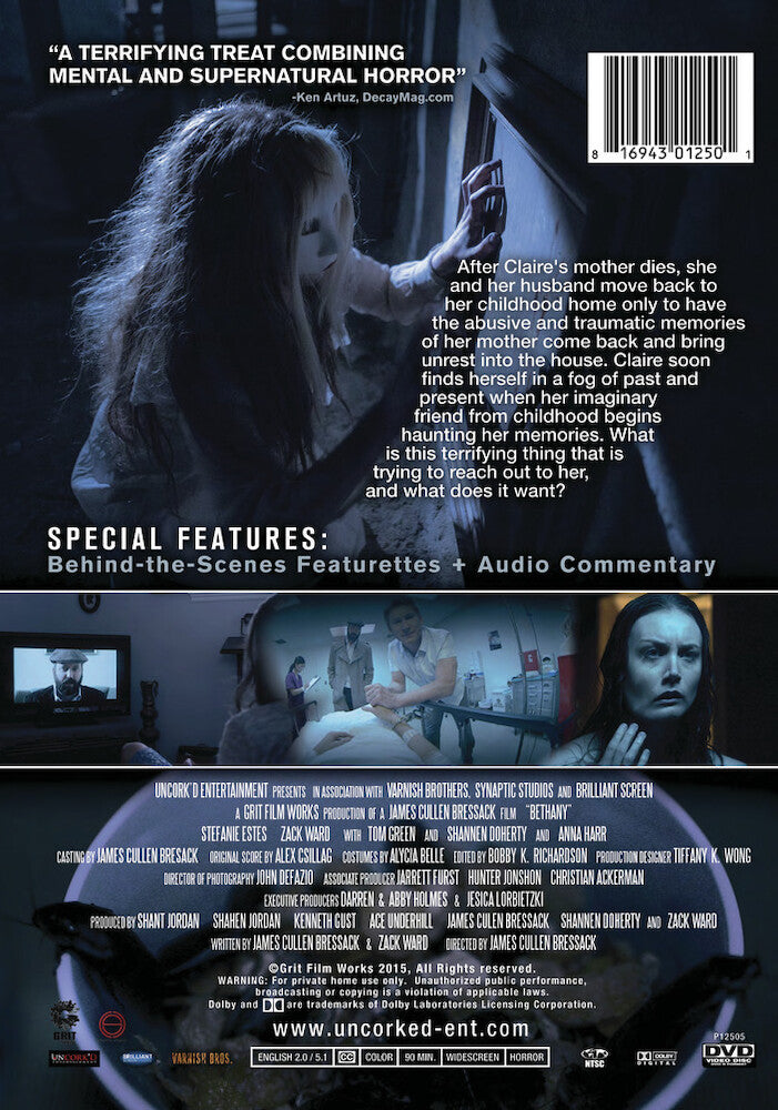 bethany - Back Panel - DVD