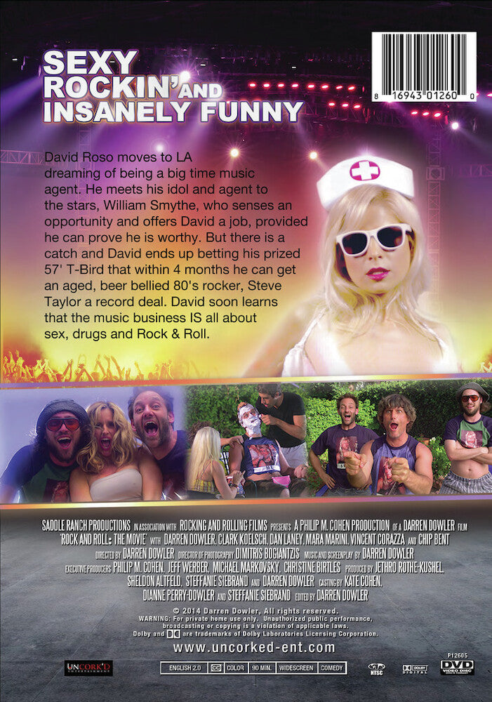 rock and roll: the movie - Back Panel - DVD