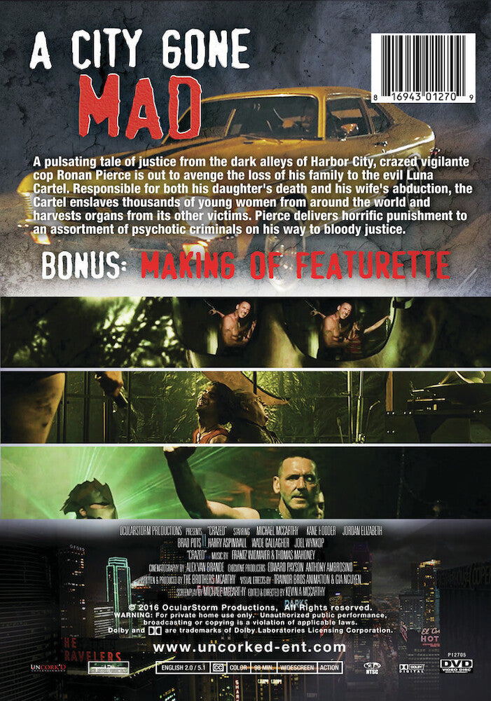crazed - Back Panel - DVD