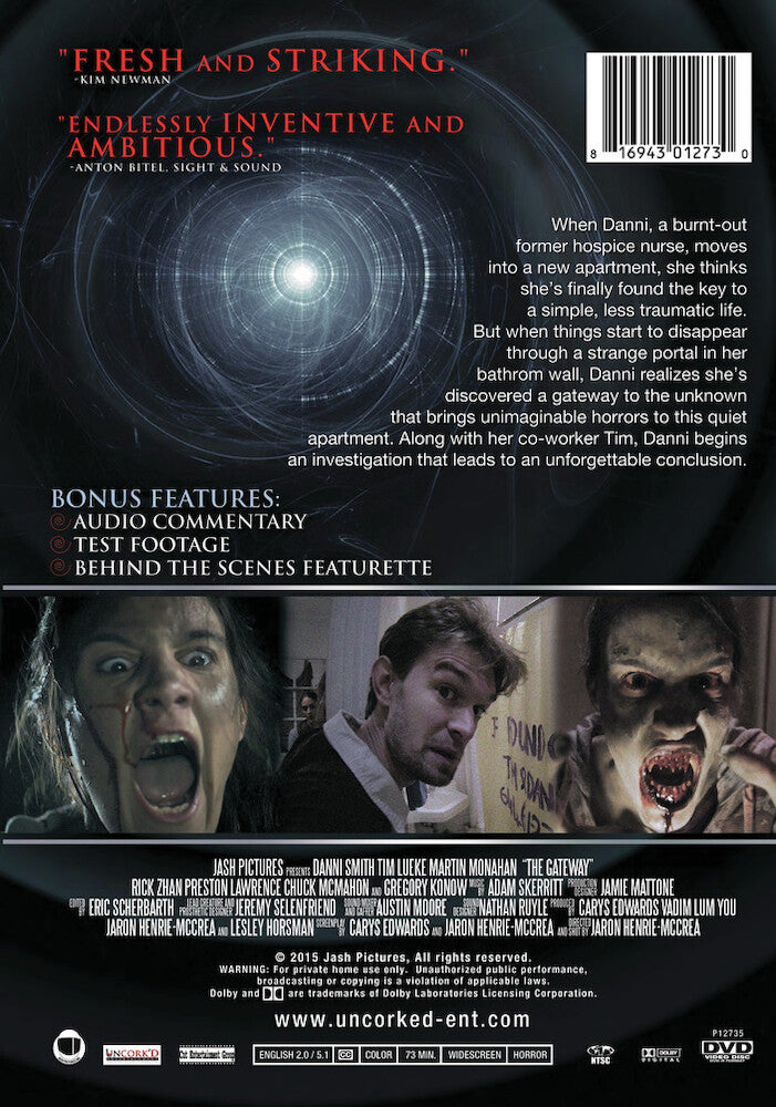 the gateway - Back Panel - DVD