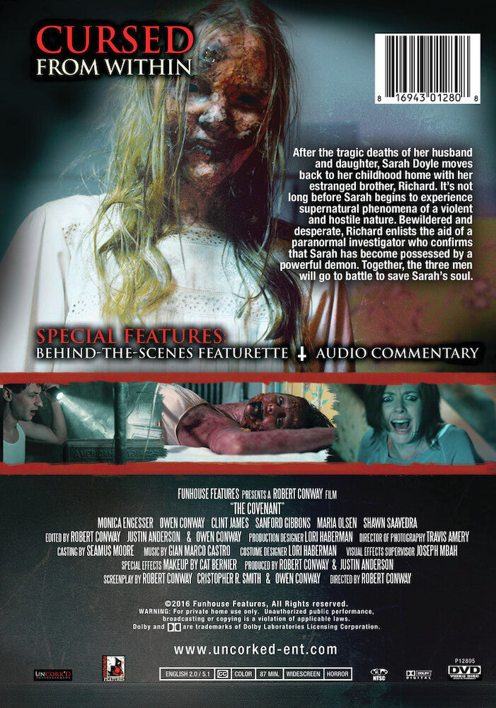 the covenant - Back Panel - DVD