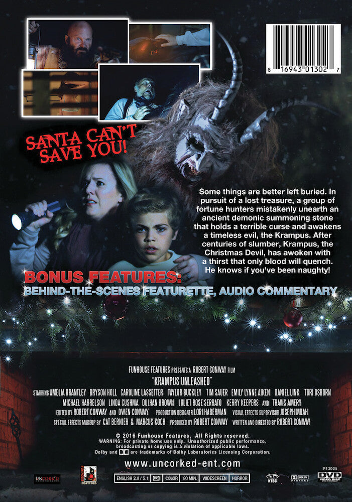 krampus unleashed - Back Panel - DVD