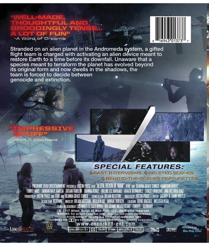 Alien - Reign Of Man - Back Panel - 