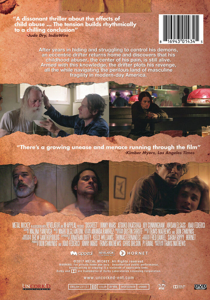 discreet - Back Panel - DVD