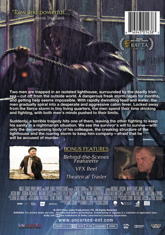 the lighthouse - Back Panel - DVD