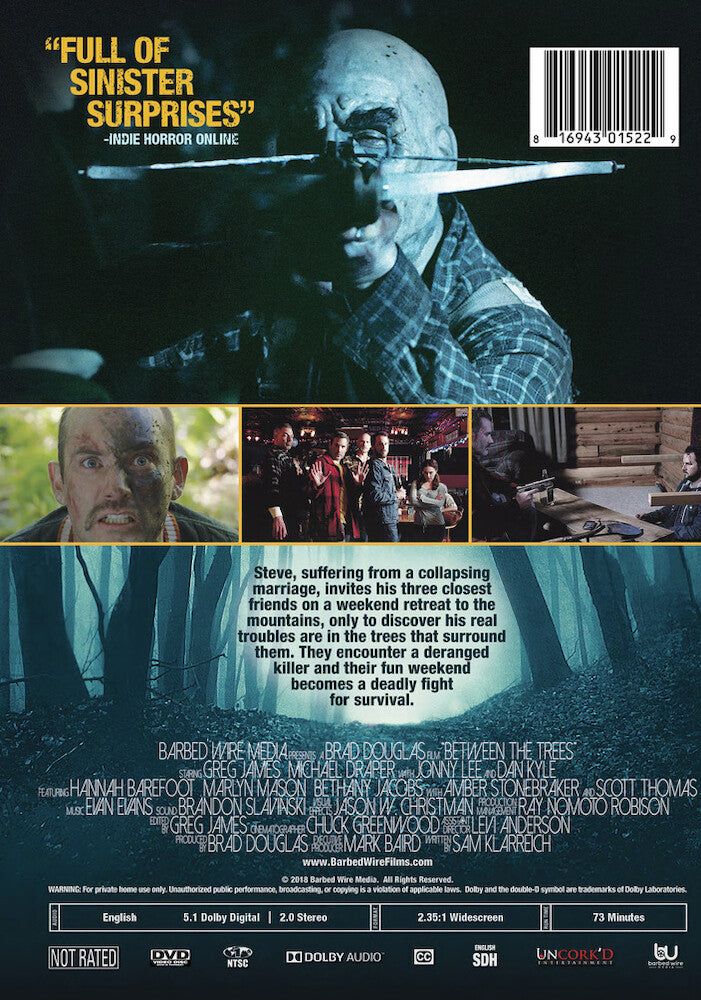 between the trees - Back Panel - DVD