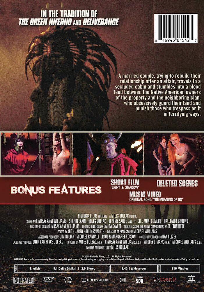 hallowed ground - Back Panel - DVD