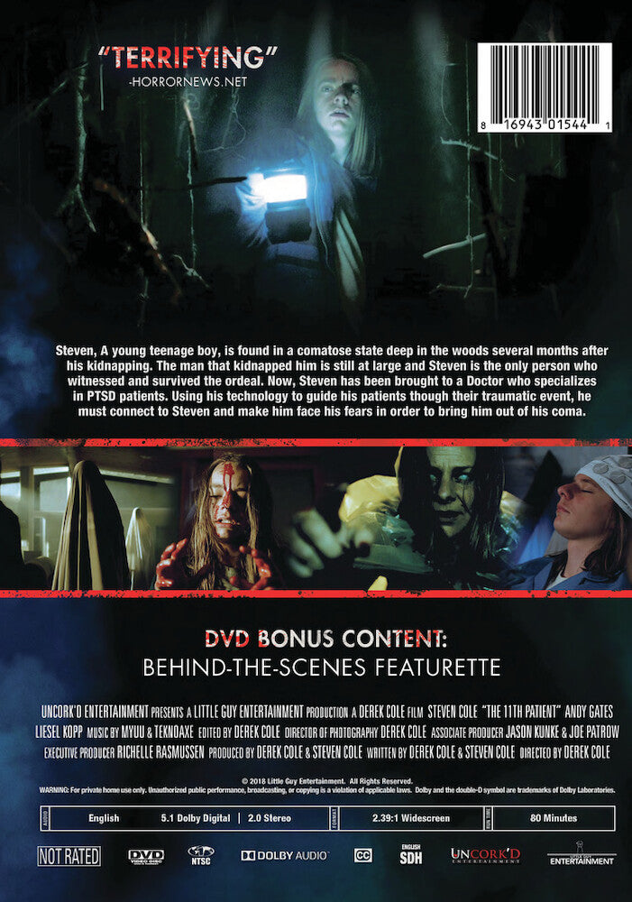 the 11th patient - Back Panel - DVD