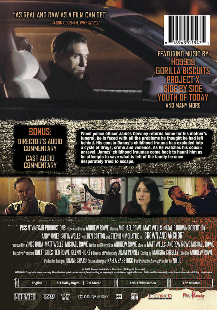 crown & anchor - Back Panel - DVD