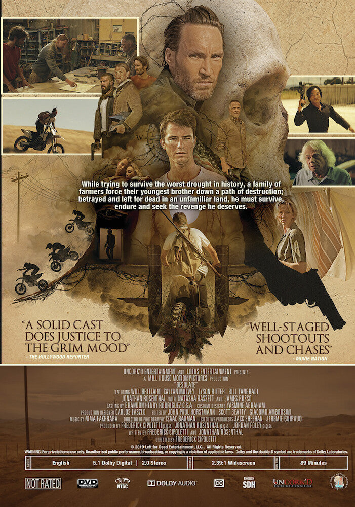 desolate - Back Panel - DVD