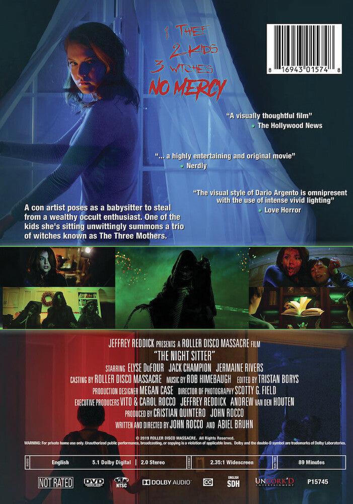 The Night Sitter - Back Panel - 
