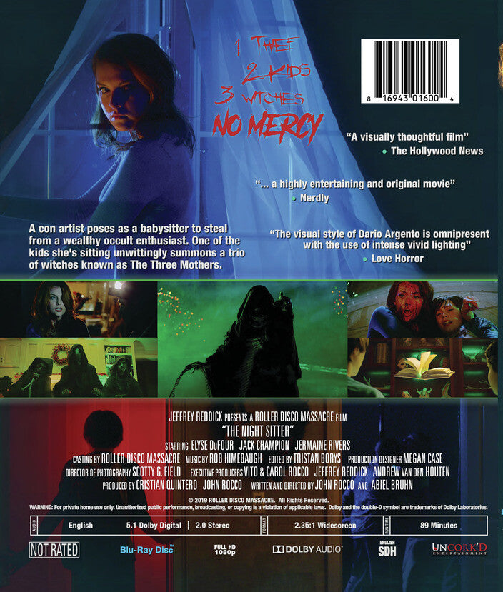The Night Sitter - Back Panel - 