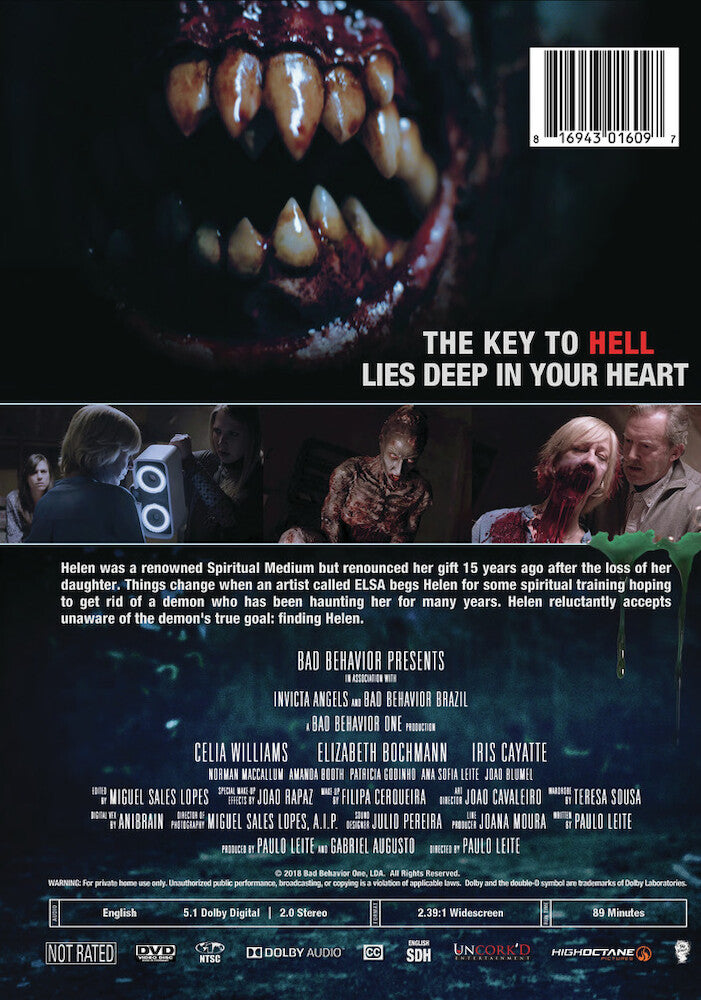 inner ghosts - Back Panel - DVD