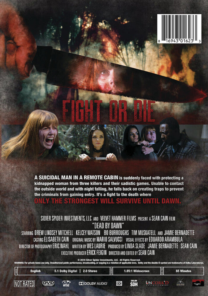 dead by dawn - Back Panel - DVD