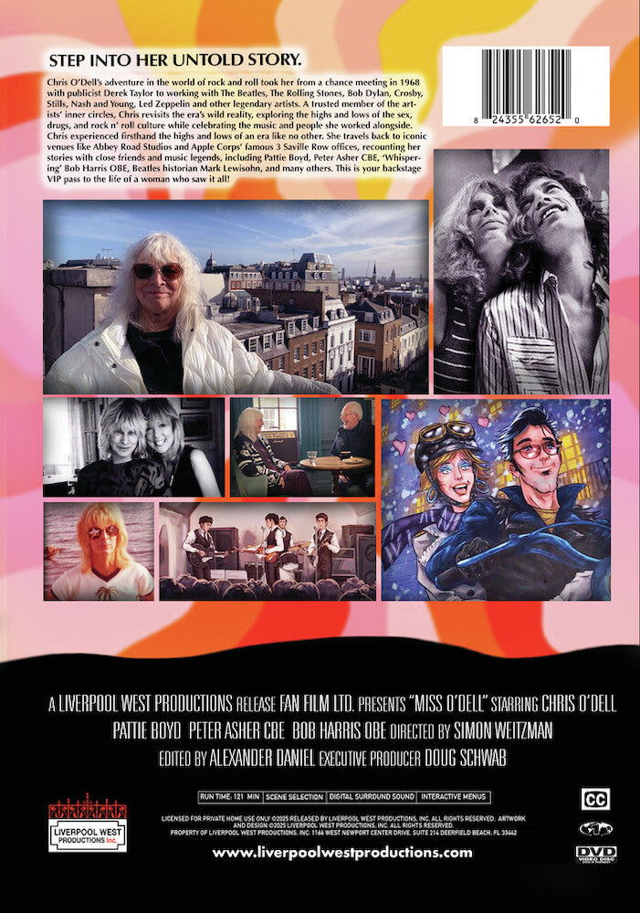 miss o'dell - Back Panel - DVD