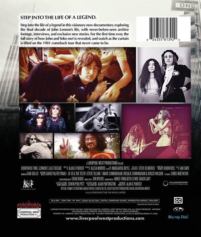 borrowed time: lennon's last decade - Back Panel - Blu-ray