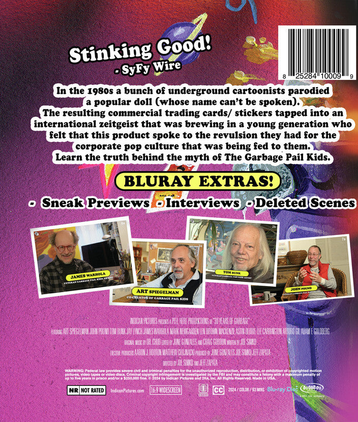 30 years of garbage: the garbage pail kids story - Back Panel - Blu-ray