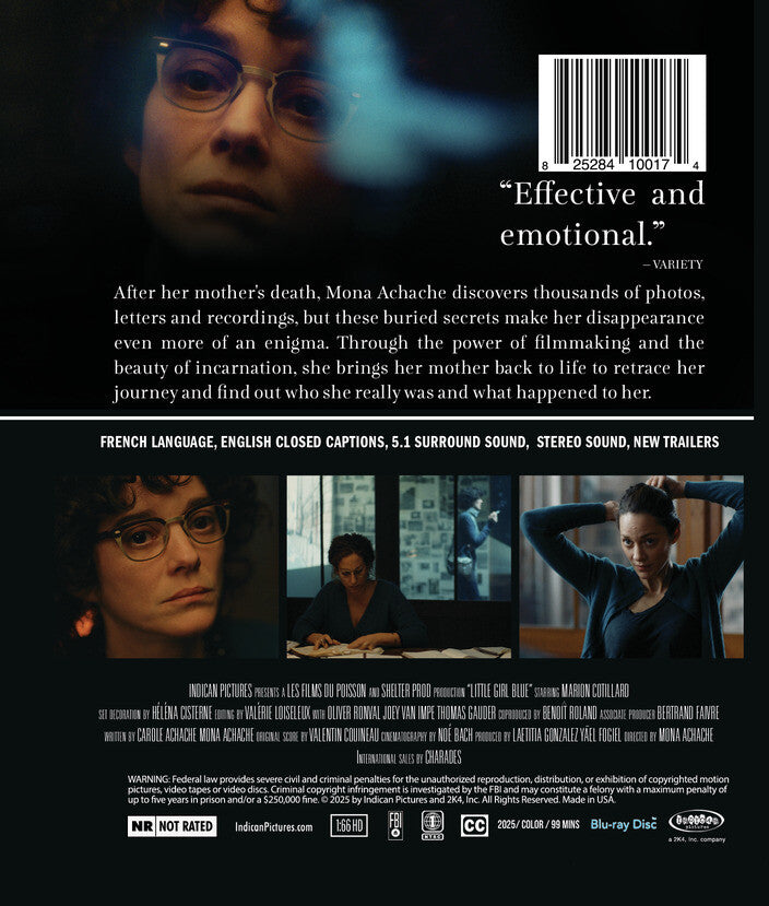 little girl blue - Back Panel - Blu-ray