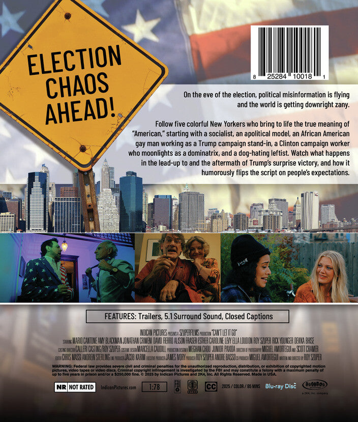 can't let it go - Back Panel - Blu-ray