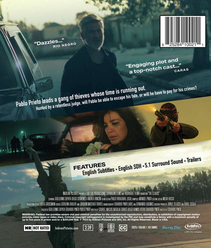 the clouds - Back Panel - Blu-ray