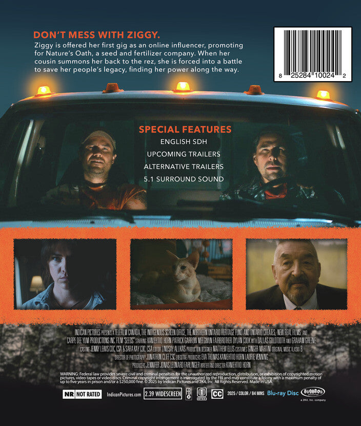 seeds - Back Panel - Blu-ray