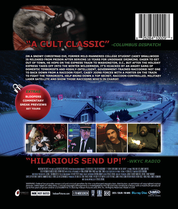 killer raccoons 2 - Back Panel - Blu-ray