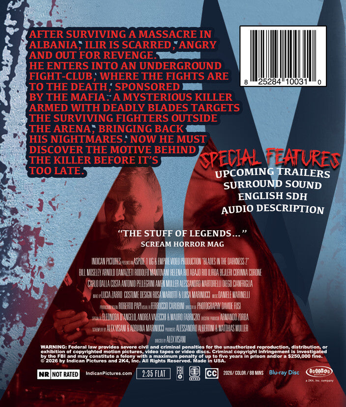 Blades in the Darkness 2 [Blu-ray] - Back Panel - 