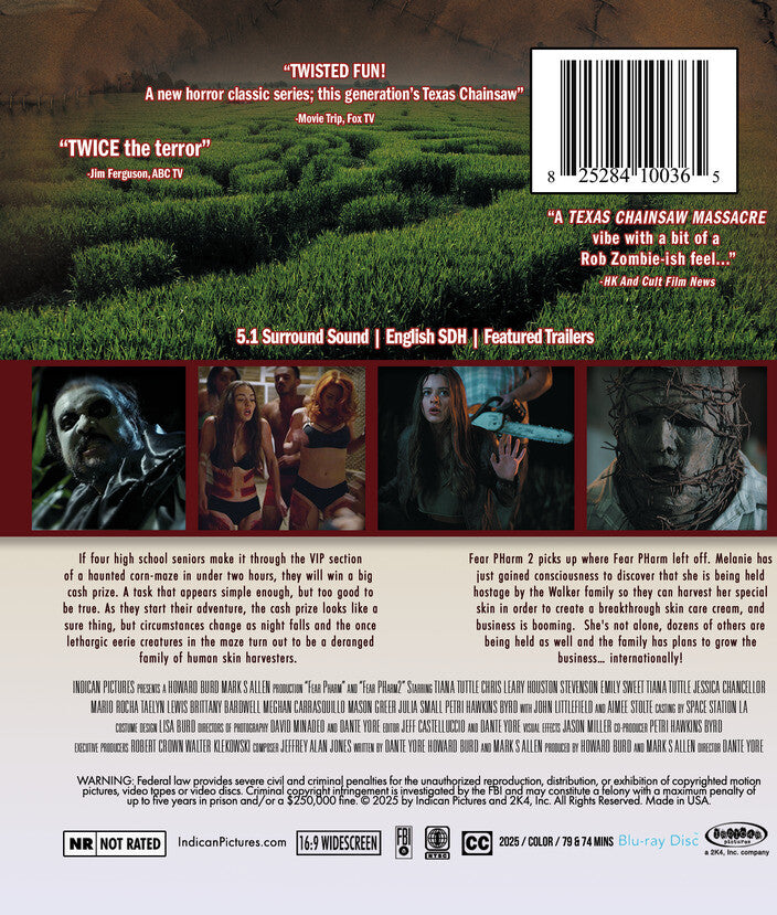 Fear Pharm Double Pack - Back Panel - 