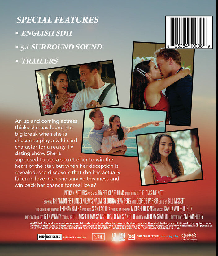 He Loves Me Not - Back Panel - 