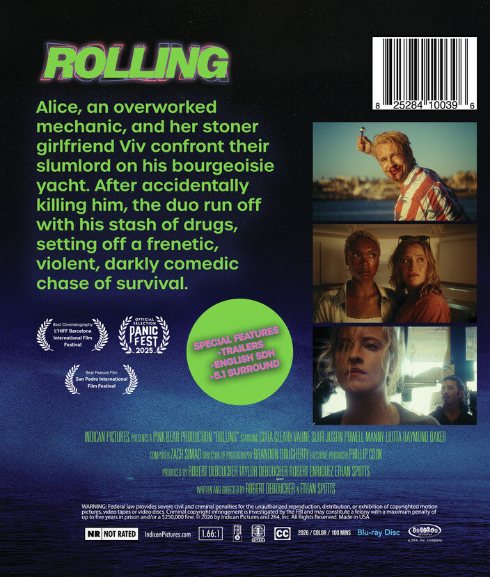 Rolling [Blu-ray] - Back Panel - 