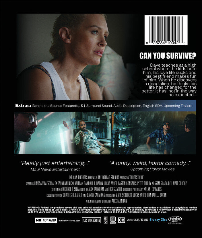 Terrestrial [Blu-ray] - Back Panel - 