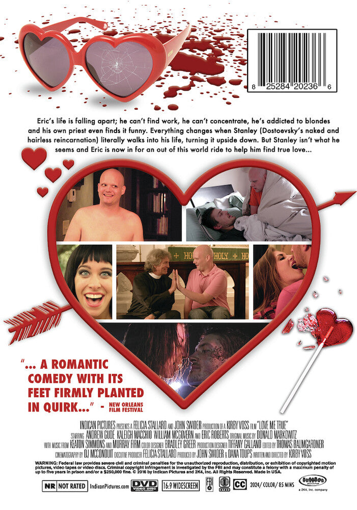 love me true - Back Panel - DVD
