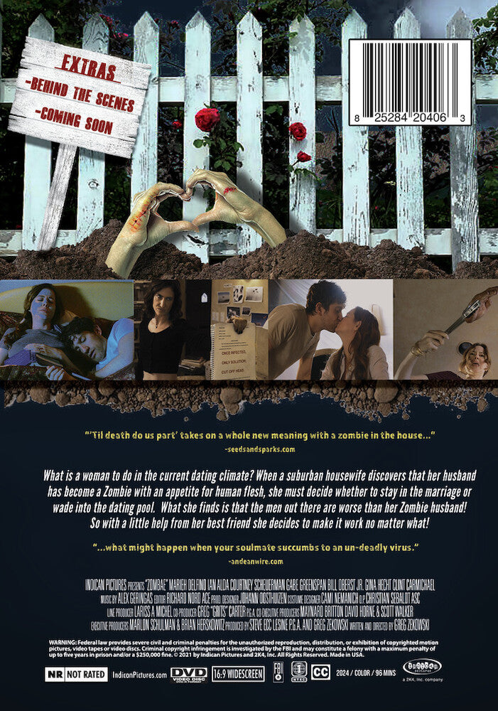 zombae - Back Panel - DVD