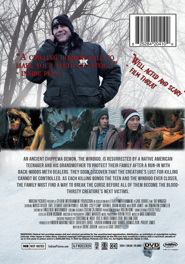 the windigo - Back Panel - DVD