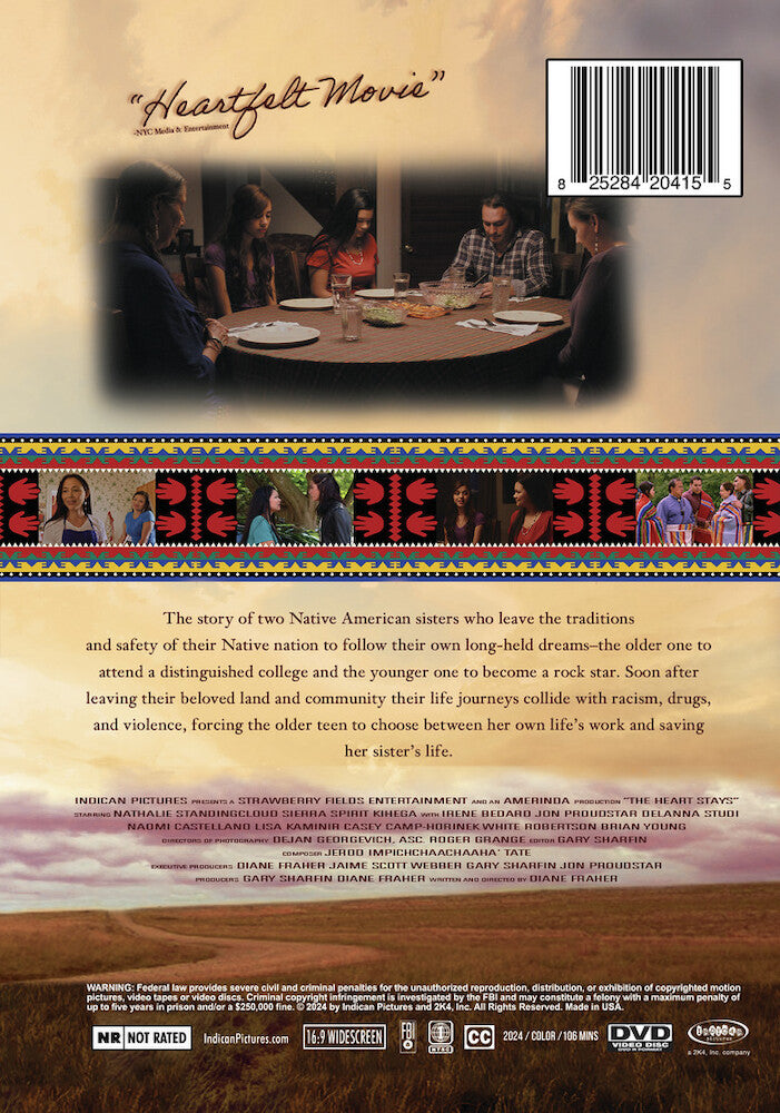 the heart stays - Back Panel - DVD