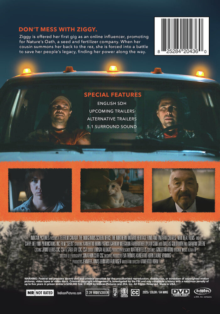 seeds - Back Panel - DVD