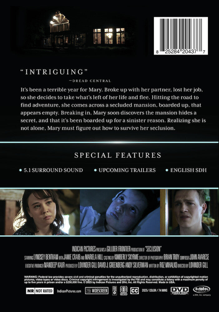 Seclusion - Back Panel - 