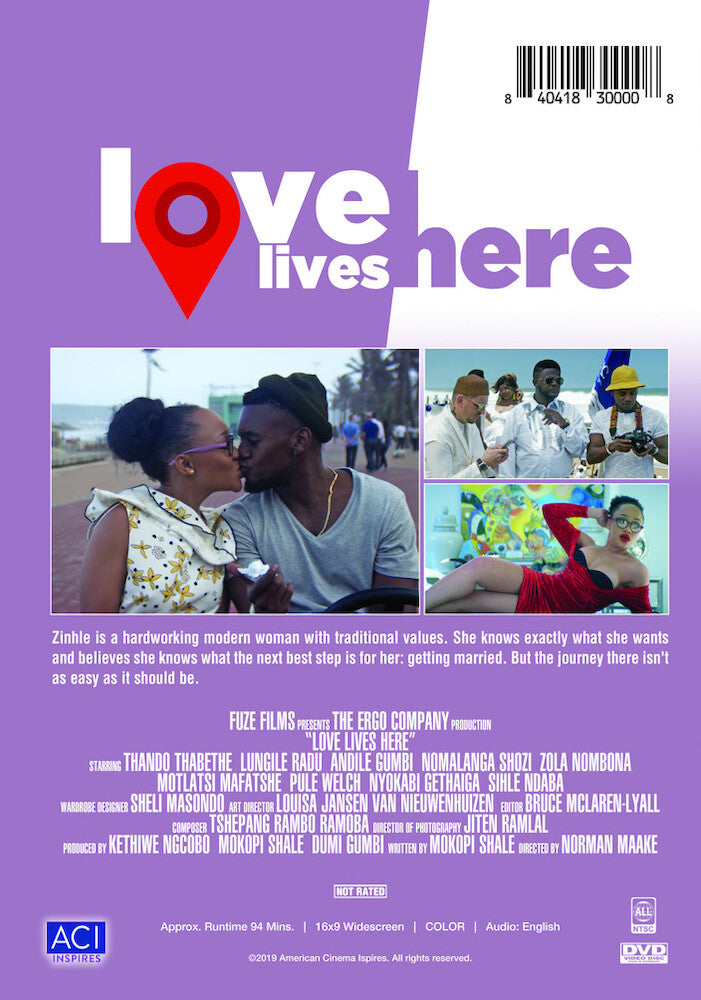 love lives here - Back Panel - DVD