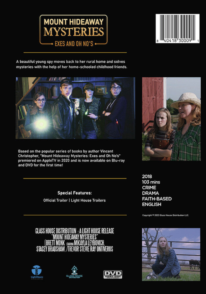 Mount Hideaway Mysteries: Exes and Oh No's - Back Panel - 