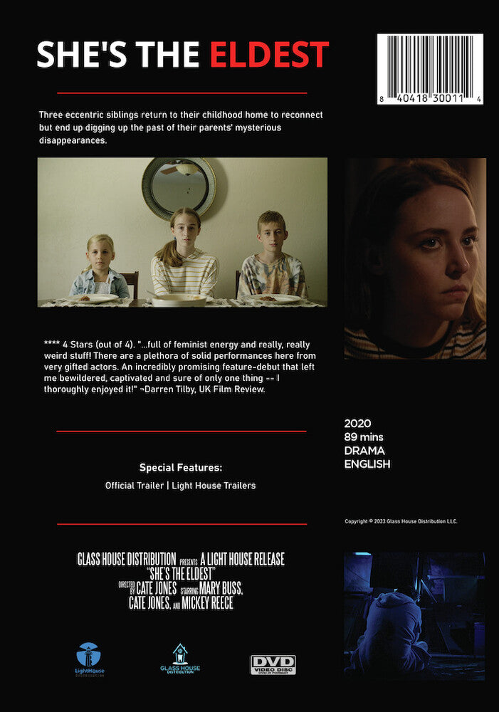 she's the eldest - Back Panel - DVD