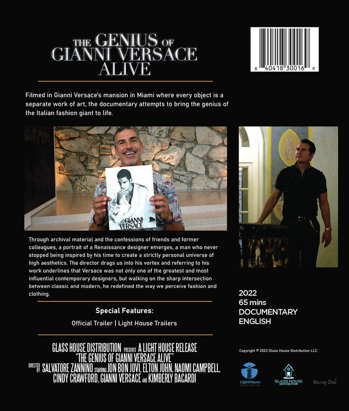 The Genius of Gianni Versace Alive - Back Panel - 