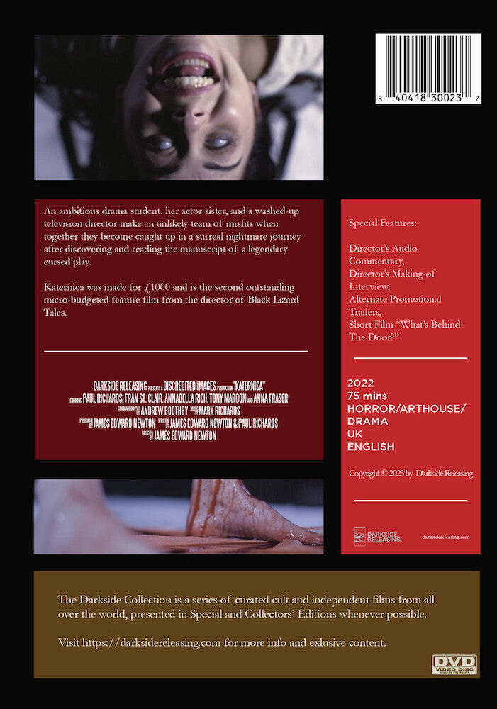 katernica - Back Panel - DVD